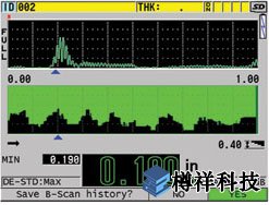 室內顯示設置，B掃描模式